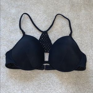 VS Black Macrame Fabulous Bikini Top